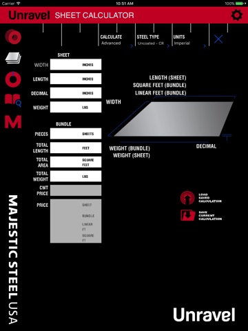 Unravel: Steel Calculator screenshot 2