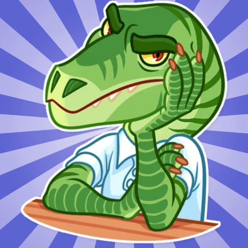 Cool Velociraptor Stickers icon