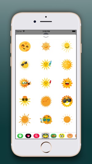 Sun Emoji Stickers Pro(圖3)-速報App