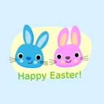 Easter Bunny  Egg Stickers