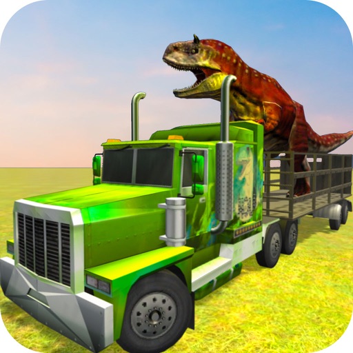 Off-Road Truck: Angry Dinosaur Icon