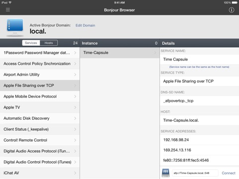 iNet for iPad Network Scanner screenshot 3