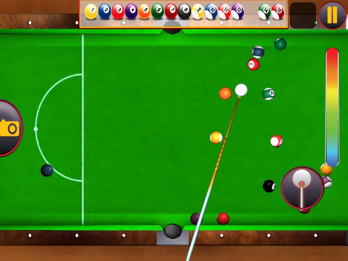 游泳池斯諾克8球真正的比賽