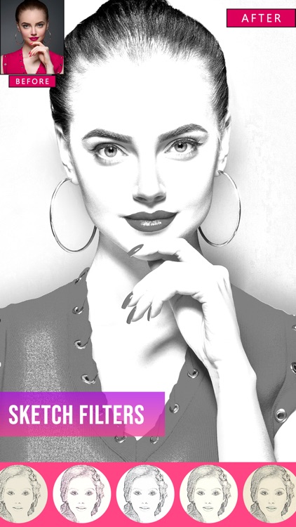 Pencil Sketch - Cartoon Photo