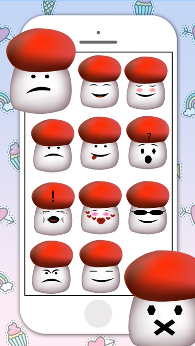 Holiday Mushroom Stickers screenshot 2