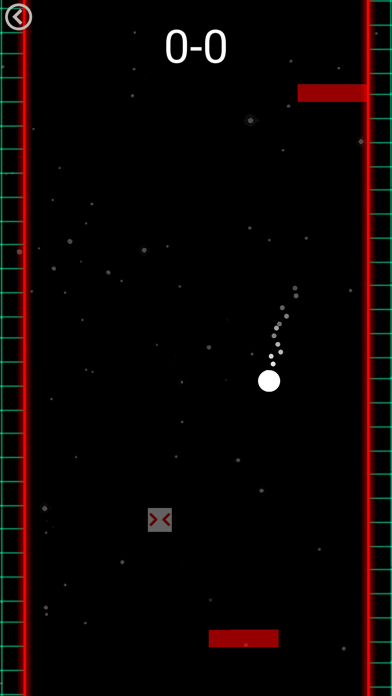Neon Space Ball - Classic pong screenshot 2