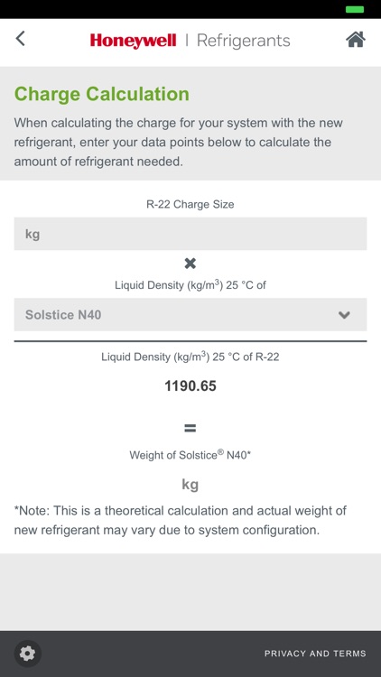 Refrigerant Selection Tool EU screenshot-3