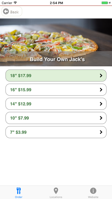 How to cancel & delete Jack's Pizza Mobile Ordering from iphone & ipad 4