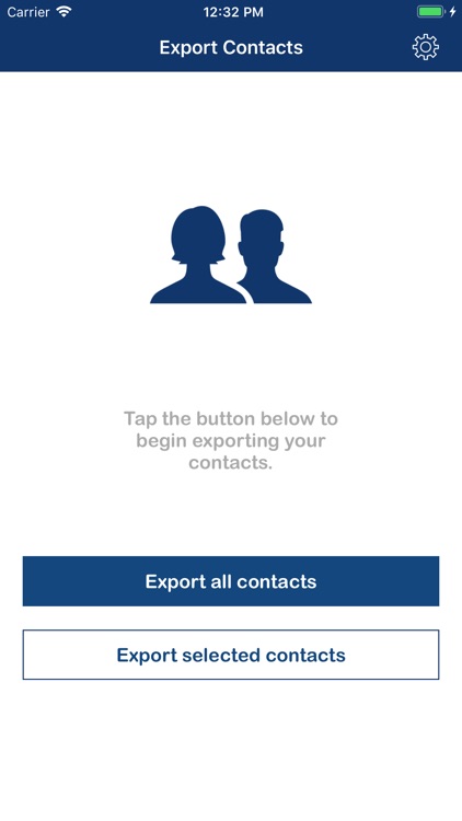 Export Contacts.