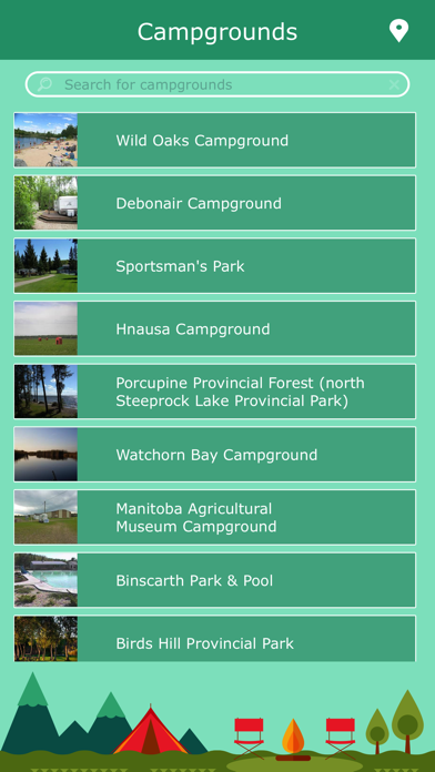Manitoba Campgrounds Guide screenshot 2