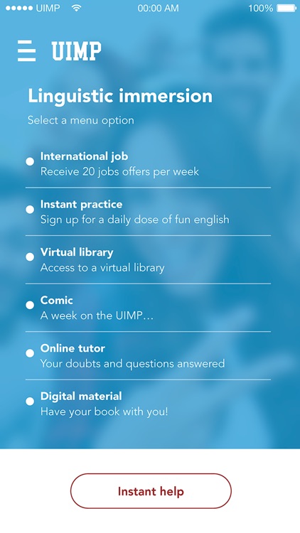 UIMP - Linguistic Immersion