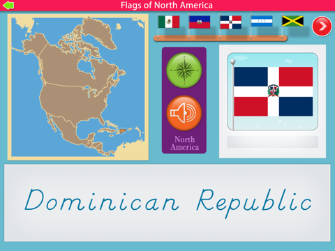Flags of North America - Montessori Geography screenshot 3