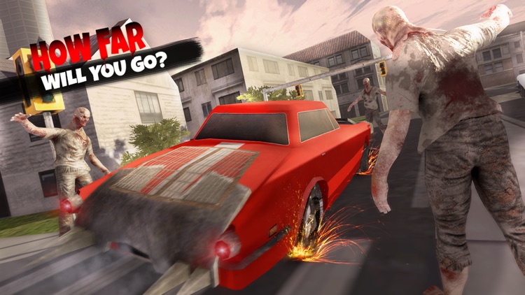 Zombie Hunter in Killer Car screenshot-4