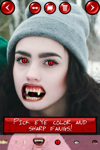 Vampire Yourself Camera Editor screenshot 2