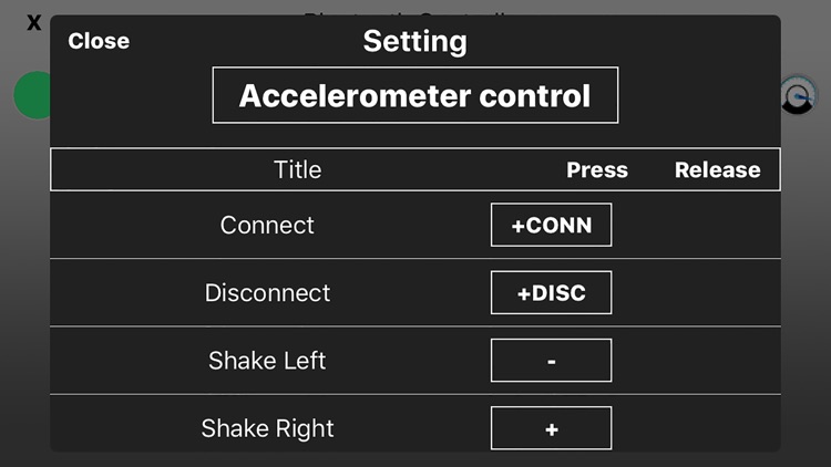 BLE Mini car controller