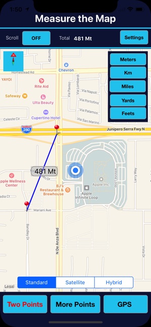 Measure Exact Distances on map(圖2)-速報App