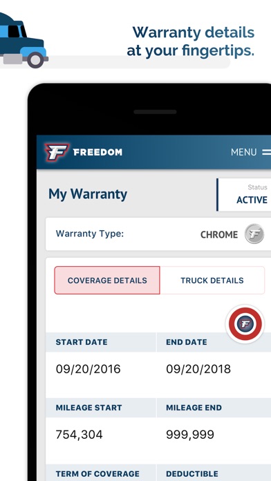 Freedom Shield Warranty screenshot 2