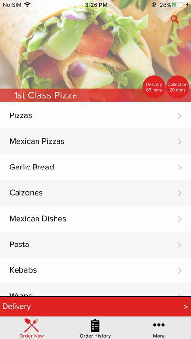 How to cancel & delete 1st Class Pizza from iphone & ipad 2