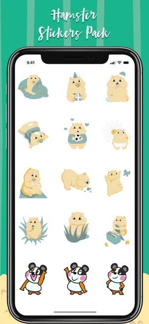 Happy Hamster Stickers(圖3)-速報App