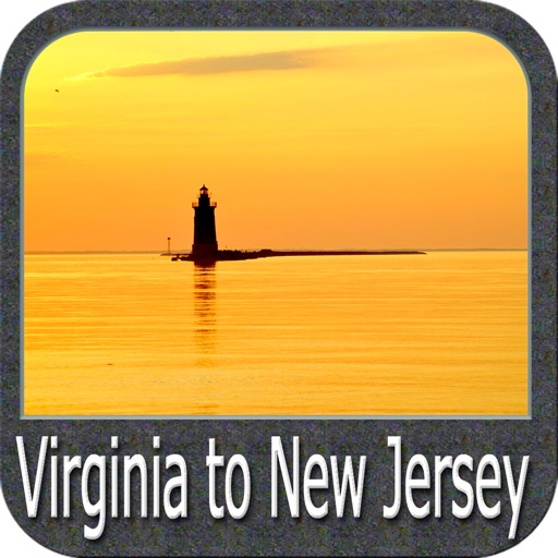 Marine : Virginia to New Jersey GPS map Navigator