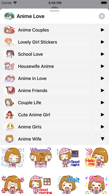 Anime Love Sticker screenshot-9