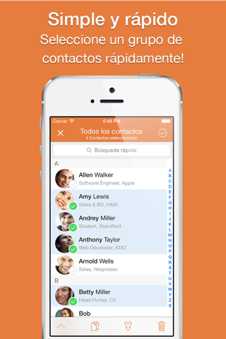 Contacts Cleaner . screenshot 4