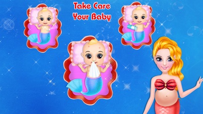 Mermaid Newborn Baby Fun Game screenshot 4