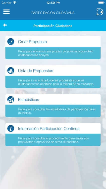 Participación Ciudadana Demo screenshot-3