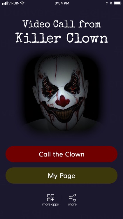 Video Call from Killer Clown