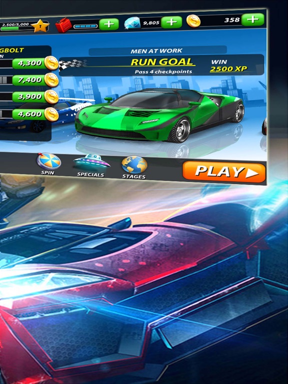 Wild racing-car racing game screenshot 2