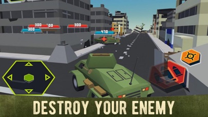 Cube Tank Shooting: War Hero screenshot 2