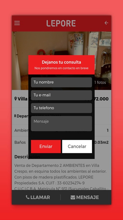 LEPORE Propiedades screenshot-4