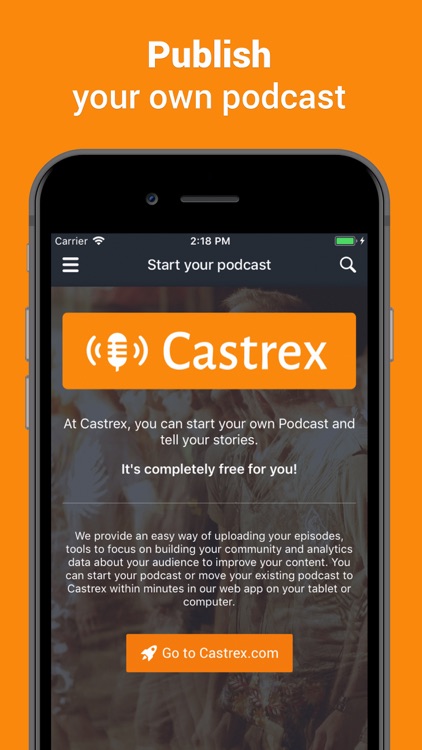 Castrex: Podcast Player screenshot-4