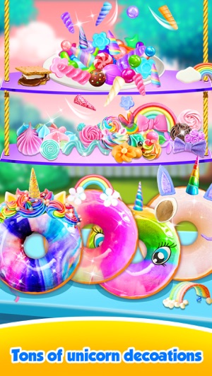 Unicorn Desserts - Make Sparkly & Glittery Donut(圖3)-速報App