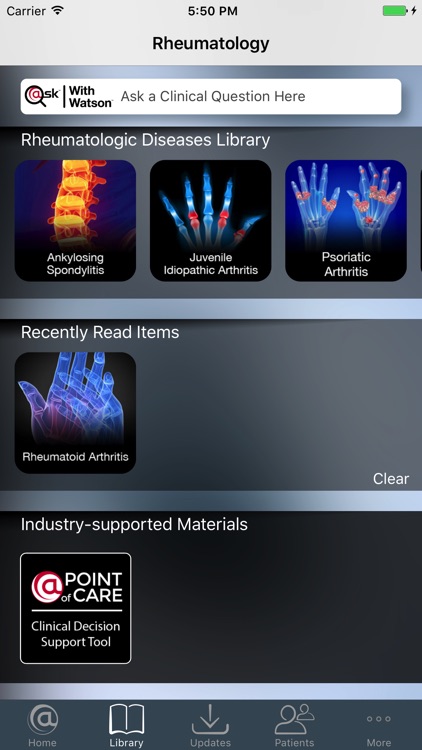 Rheumatologic Diseases @PoC