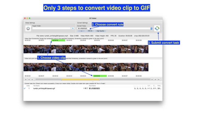 Video GIF converter