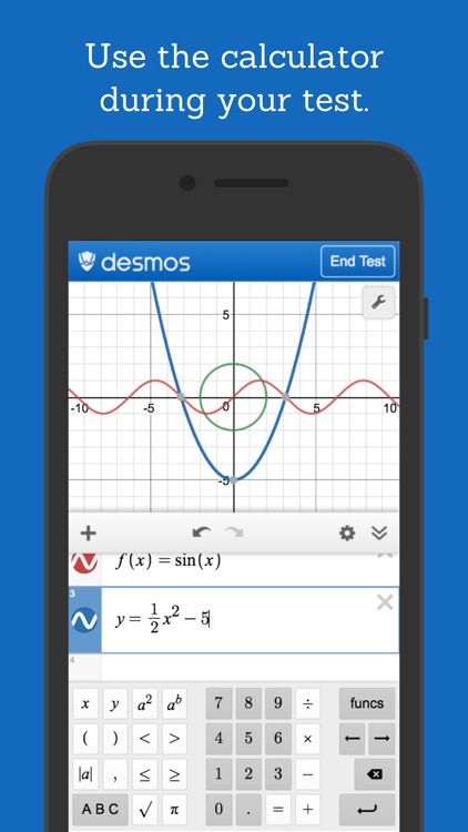 Desmos Test Mode