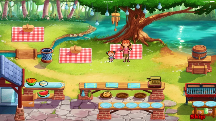 Outdoor-Restaurant -- Liebe zu spielen jeden Tag