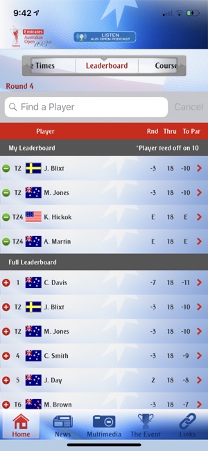 Australian Open Golf 2018(圖2)-速報App