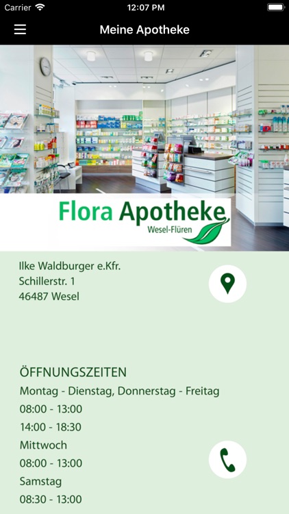 Flora-Apotheke - I. Waldburger