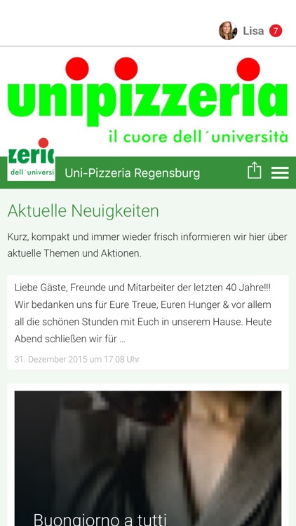 Uni-Pizzeria Regensburg