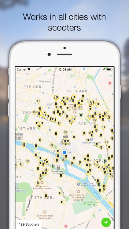 Scooter Map for Chargers screenshot-3