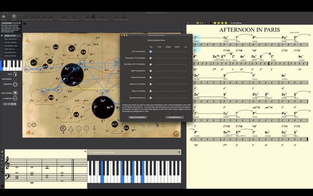 Mapping Tonal Harmony Pro Sul Mac App Store