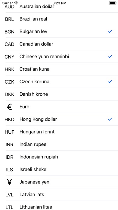 Rate-currency conversion screenshot 3