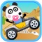 Panda baby crazy chariot buggy, more levels, more beautiful game screen waiting for you to challenge