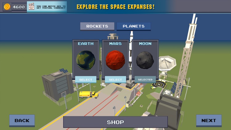 Cube Space Rocket Flight Sim screenshot-3