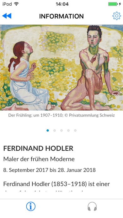 Ferdinand Hodler Audioguide screenshot 3