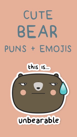 Cute Bear Puns & Emojis