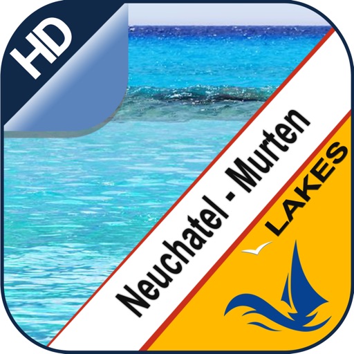 Neuchatel & Morat Lake offline nautical sail chart icon