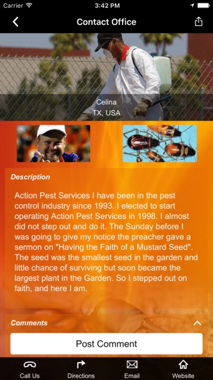 Action Pest Services.